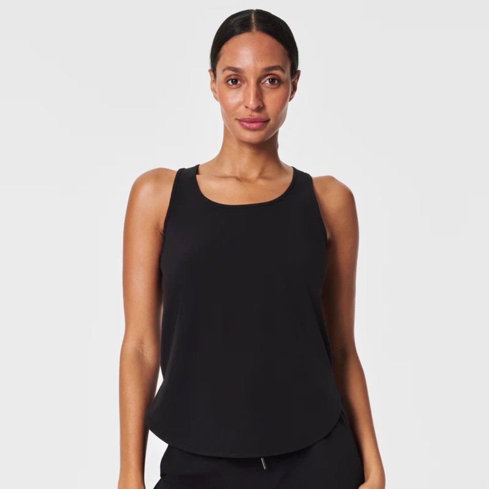 SPANX Out of the Office Curved Hem Tank – Size Small – NWOT